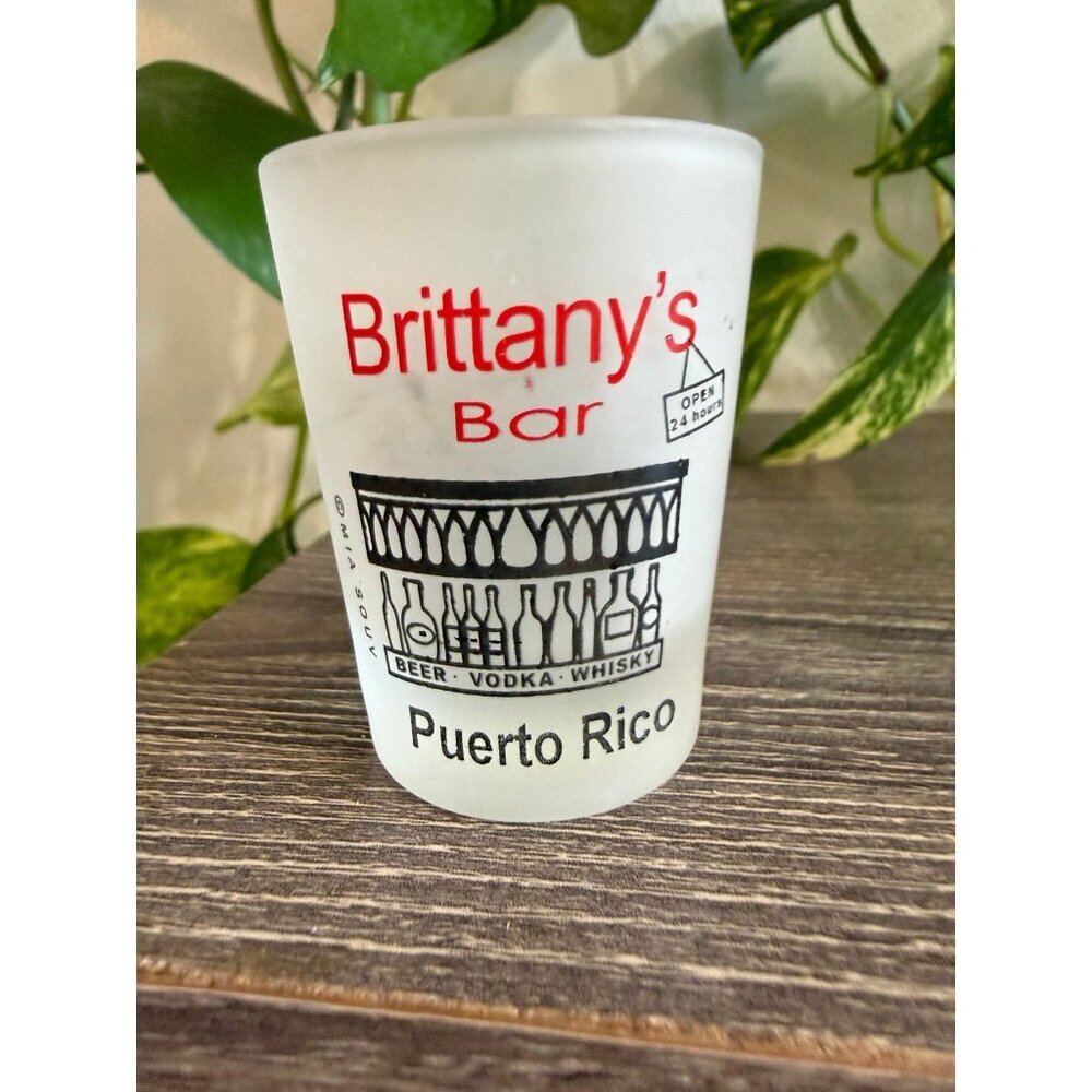 Brittany’s bar Puerto Rico shot glass